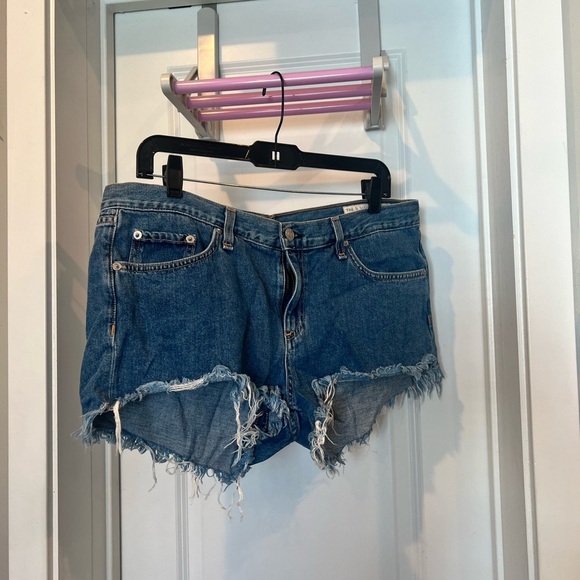 Rag & Bone Denim Blue Women's Shorts - Picture 1 of 4